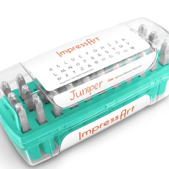 ImpressArt Other - ImpressArt Juniper Uppercase Metal Stamps 3mm NIB